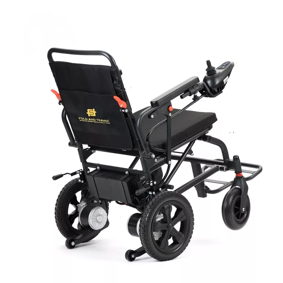 FOLD AND TRAVEL Electric Wheelchair For Adults & Seniors - Lightweight Compact - Image 4