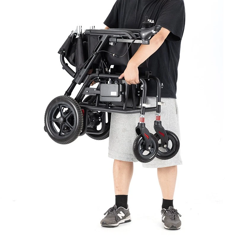 Folding Electric Power Wheelchair Mobility Aid Motorized All TerraIn Adults - Image 7